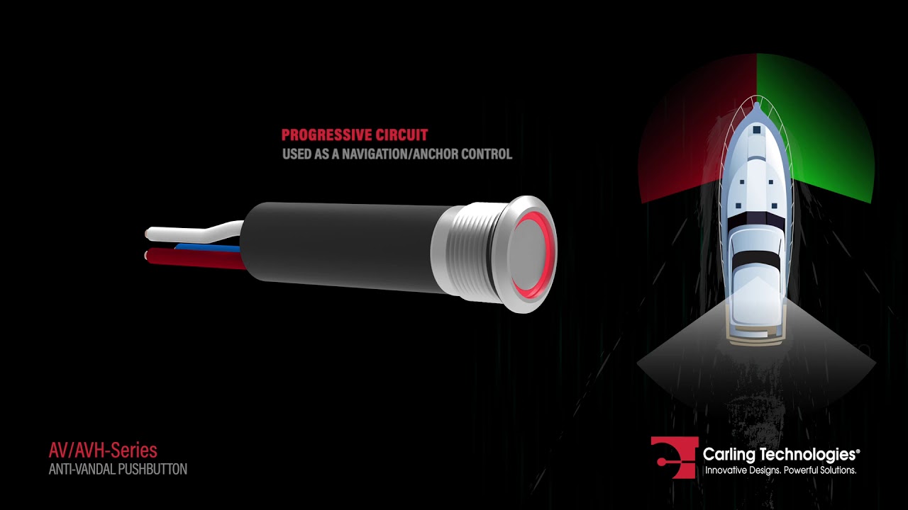 Carling Technologies AV/AVH Series Anti-Vandal Pushbuttons