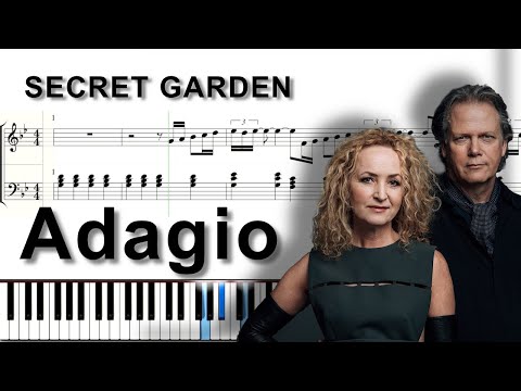 Adagio Secret Garden Piano Tutorial With Score 