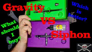 Gravity Feed Airbrush VS  Siphon Feed Airbrush