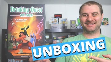 Drinking Quest Six Pack Board Game Unboxing