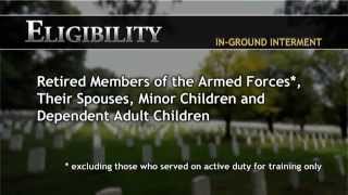 Determining Eligibility for Burial at Arlington National Cemetery