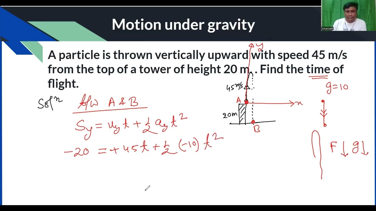 Motion under gravity 
