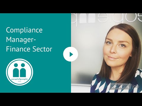 Compliance Manager Jobs Financial Services