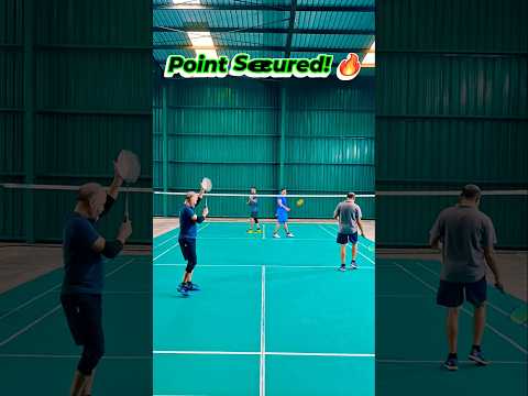 Pure Fast-Paced Badminton Precision! 💥 #badmintonlovers