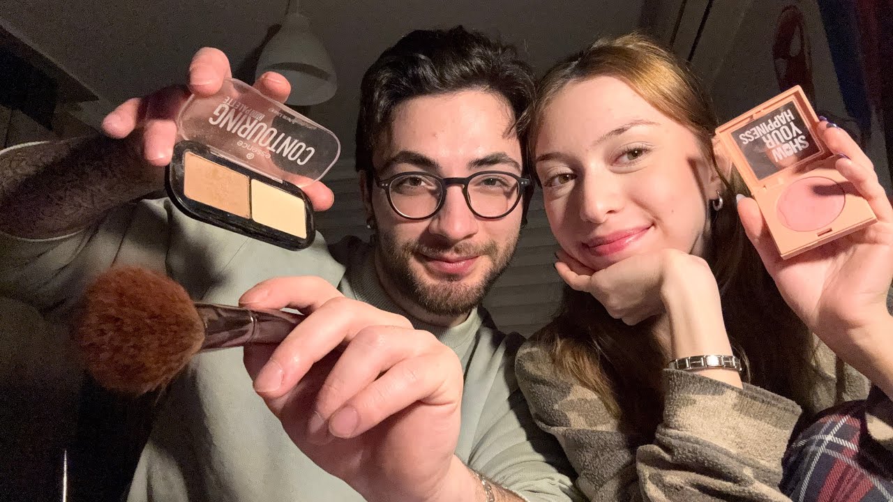 ASMR Doing My Girlfriend's Makeup 💄