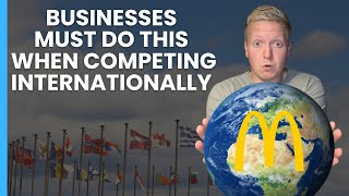 How McDonald's Adapts their Marketing Mix to Compete Internationally