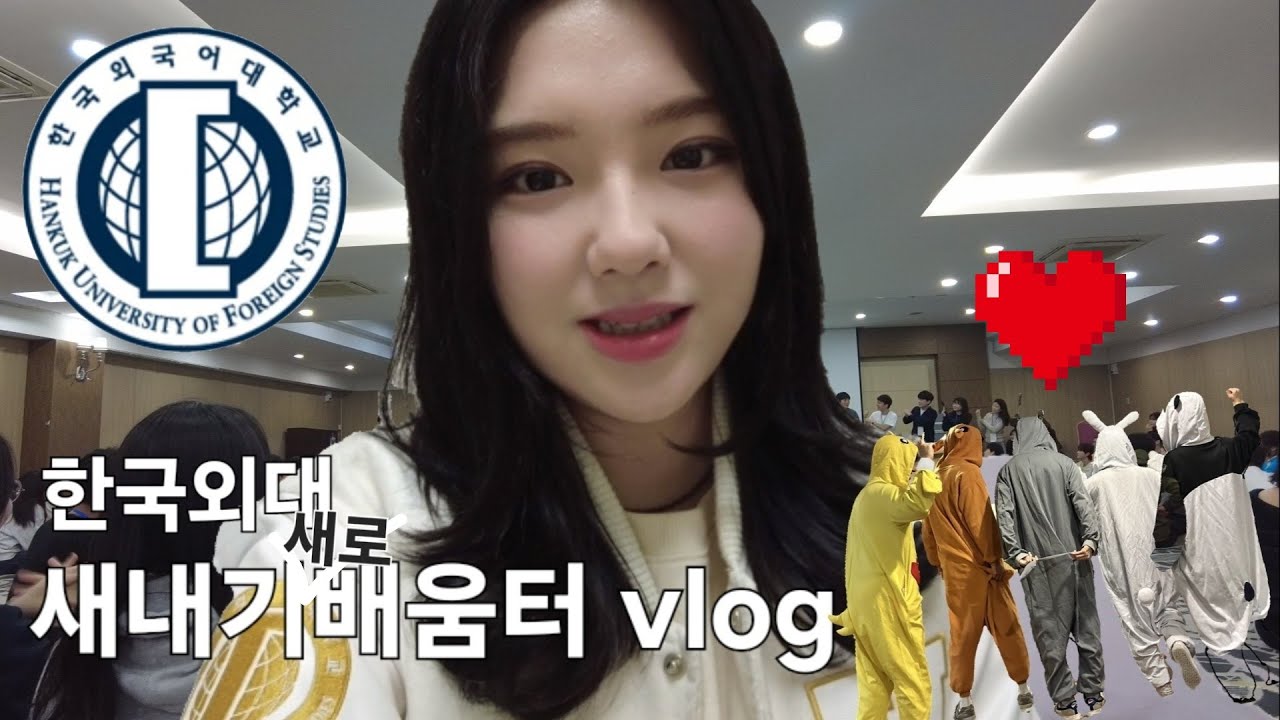 한국외대 경영 새터 vlog🎇 아름다운 청춘의 한장 | 👶샌애기 반가워요🫶 | Korean university membership training for juniors