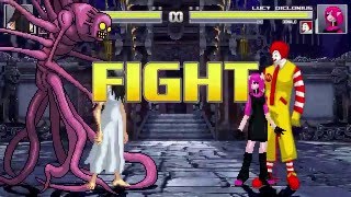 An Mugen Request Ella & Final Vs Lucy Diclonius & Donald