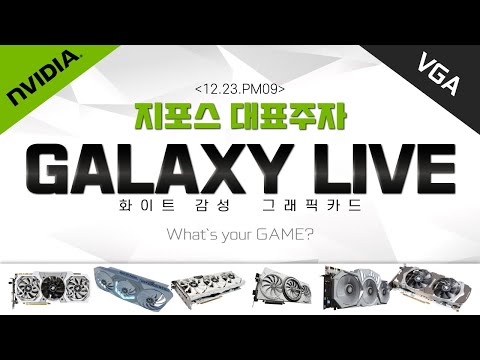 지포스 대표주자!  GALAXY LIVE!
