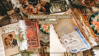 SOLD l Edwardian Antique Journal, For Notes, Notebook, Diary, Handmade Book, Etsy Shop