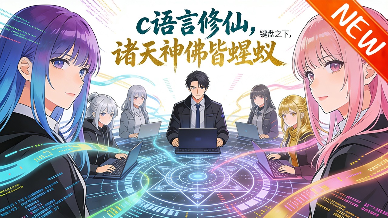 💥【新番上线】《c语言修仙，键盘之下，诸天神佛皆蝼蚁》程序员叶轩入修仙界，激活天道编辑器，改飞升协议，重构灵根变强，揭骗局，联合诸魔对抗正道！#斗破动漫 #逆袭 #战斗 #動漫