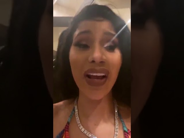 Cardi B live stream October 21, 2020