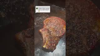 It’ The Sear for me #asmr #asmrsounds #sounds #steak #tiktok #griddle #short #shorts #shortsfeed #ok