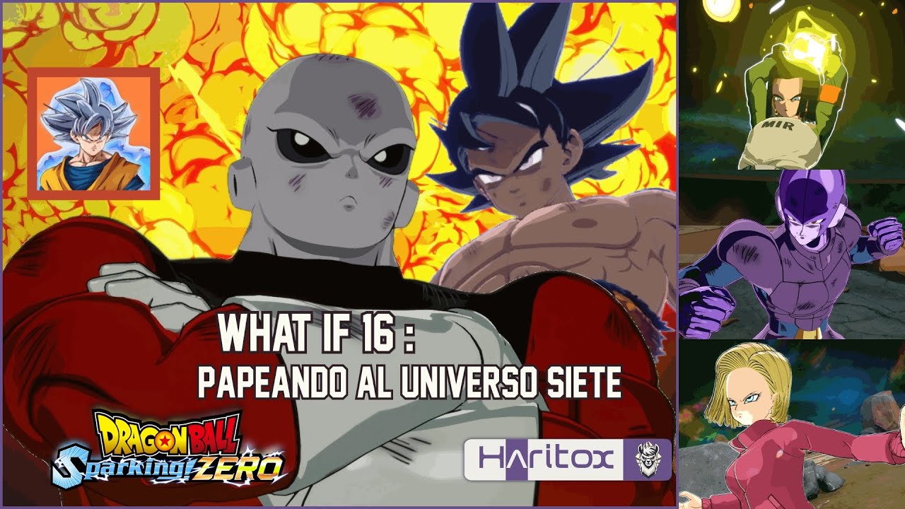 JIREN enfrenta al UNIVERSO 7 en una batalla épica de Dragon Ball Sparking Zero What If