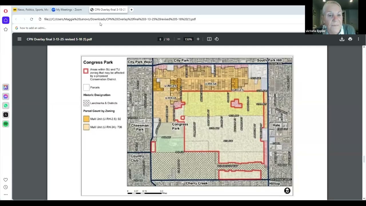 Congress Park Neighbors May 21 2025 Meeting