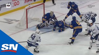 David Kampf's Touch Somehow Finds A Way Through Aaron Dell's Five-Hole For Maple Leafs Goal