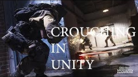 How to do Crouching in FPS GAME - UNITY 3D