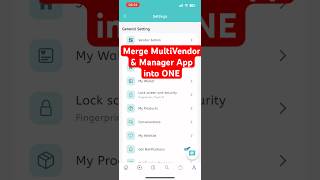 Merge MultiVendor & Manager App into One (Native Vendor Admin Experience)