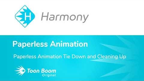 How to Create Paperless Animation Tie Down and Clean Up in Harmony