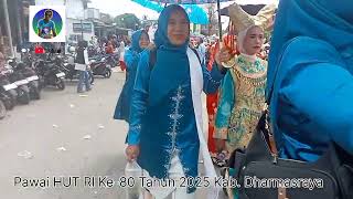 Pawai HUT RI Ke-80 Tahun 2025 di Kab. Dharmasraya 