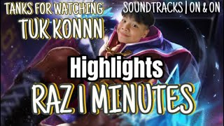 :)Highlights RAZ 1 Minutes {Frist Video}