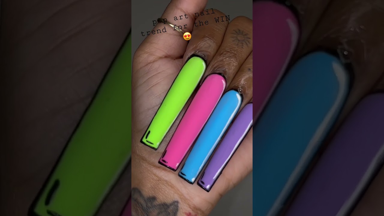 POP ART NAIL TREND 