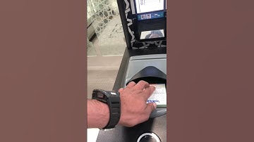 Abu Dhabi airport passport scanner #shortvideo