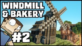 Minecraft Lets Build: Windmill & Bakery - Part 2