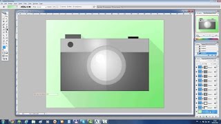 Drawing Flat Camera in Photoshop