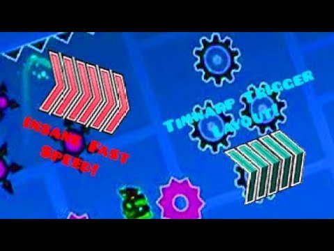 Hyper Speed Timewarp Trigger Layout!! Geometry Dash 2.11 (Noclip) [Cuts]