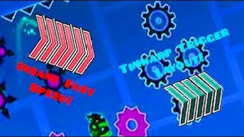Hyper Speed Timewarp Trigger Layout!! Geometry Dash 2.11 (Noclip) [Cuts]
