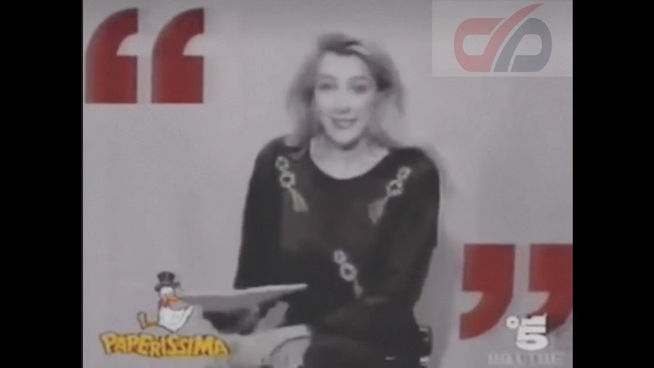 ALESSANDRA CANALE , ANNUNCIO IN AFFANNO - -Rai 3 - 2003 (da Paperissima)