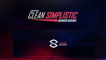 Photoshop Tutorial: Clean Contrast Simplistic Banner Design