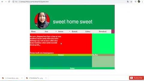 Link menu web dengan Spry di Adobe dreamweaver part 2