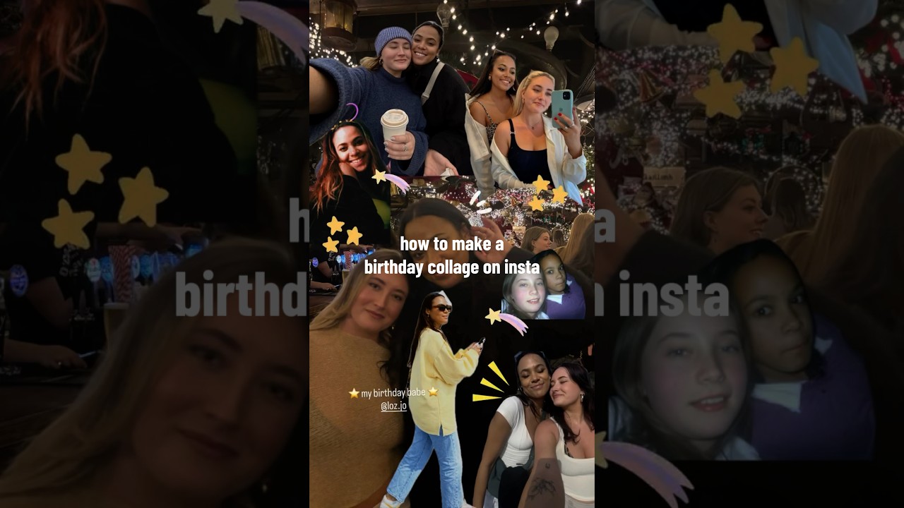 Instagram birthday edit tutorial 🛍️🥳 