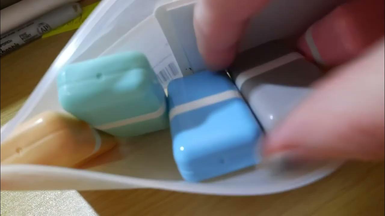 Mr Pen Erasers for Kids, 6 Pack, Pastel Colors, Eraser with Cover and Roller, Six Erasers YouTube