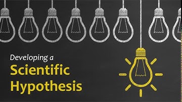 Developing a Scientific Hypothesis