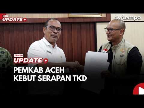 Slow Regional Budget Absorption, Aceh Regency Government Accelerates Disaster Relief Funds