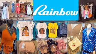 RAINBOW SHOPS SUMMER LOOKS KNIT BOHO FESTIVAL OUTFITS GRAPHIC TEES SANDALS & MORE #rainbowshops 