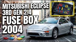 2004 Mitsubishi Eclipse 3rd Gen 3G D53A 2.4 Fuse Box Diagram – Location, Layout and Fuse Functions