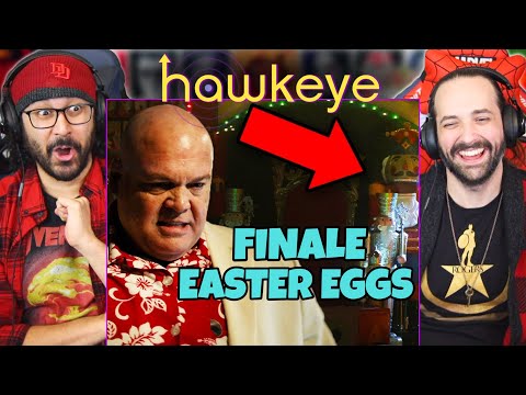 HAWKEYE 1x6 EASTER EGGS & BREAKDOWN REACTION!! Finale Details You Missed | Kingpin