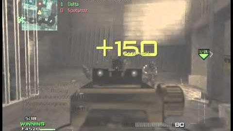 MW3 Legendary MP7 Triple Kill
