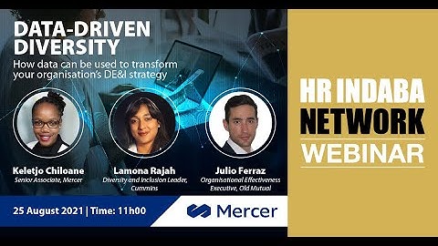 Webinar: Data-driven diversity