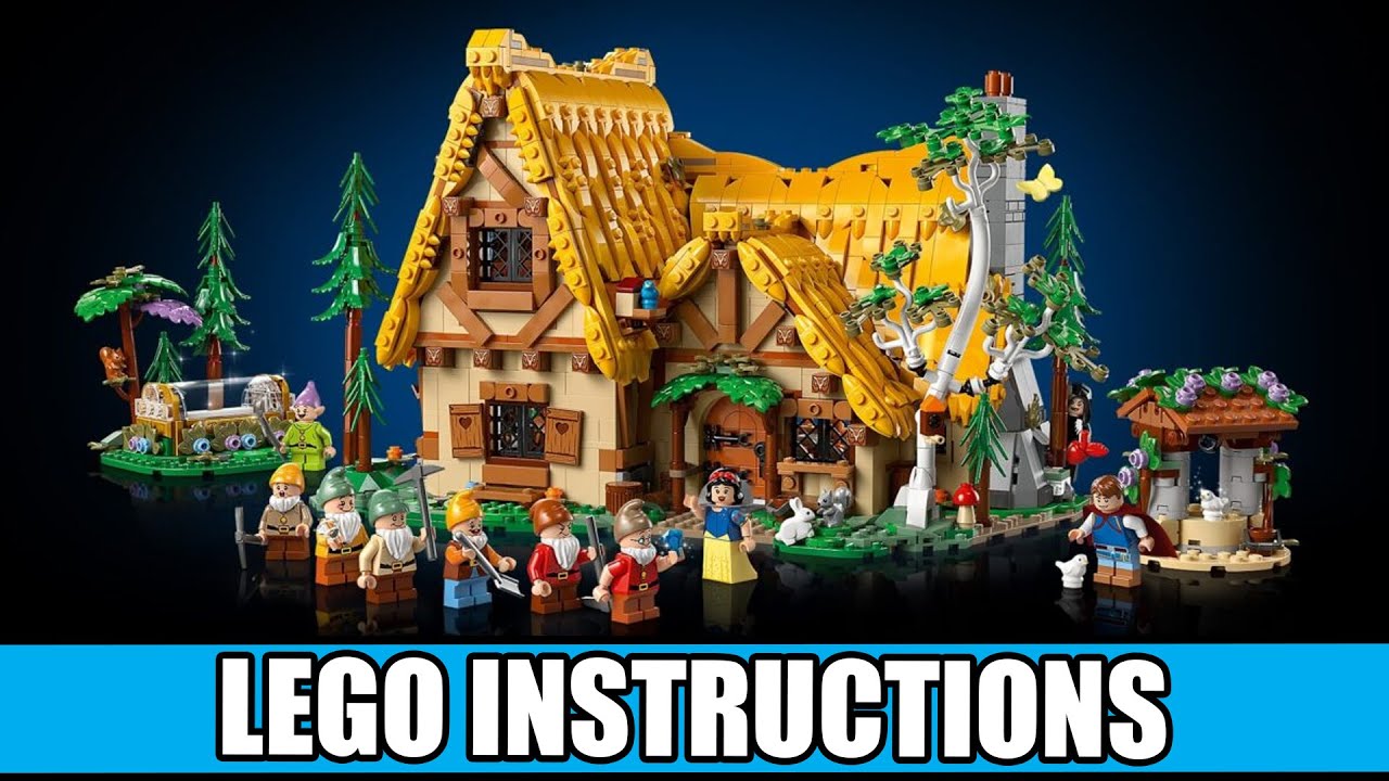 Disney - Snow White and the Seven Dwarfs' Cottage LEGO instructions