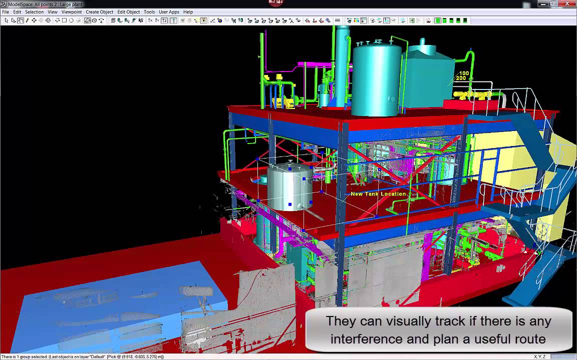 3ds Leica Geosystems Cyclone Path Planning in a Plant Environment