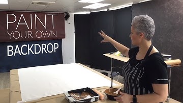 Paint Your Own Canvas Backdrop with Kelly Brown