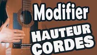 Comment devenir un guitar hero - Réglage de la hauteur des cordes sur une guitare  acoustique