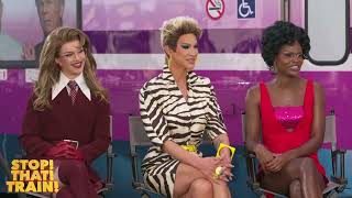 The Cast / Drag Performers & director Adam Shankman of the film STOP THAT TRAIN chat w/ Tim Estiloz