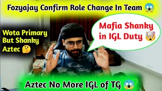 Aztec No More IGL Why ❓ Wota Primary and Shanky 🤔 Big Updates of TG eSports screenshot 4