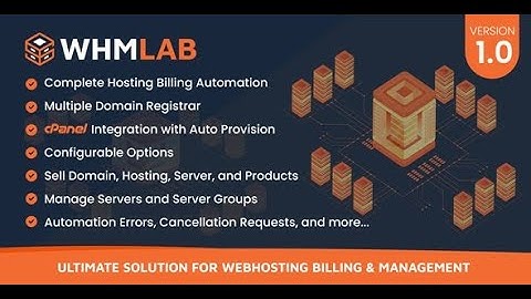 Complete WebHosting Website With WHMLab – Ultimate Solution For WebHosting Billing And Management